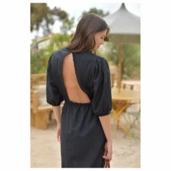 Marlot Paris Robe Aime Seersucker - Collection Femme ||Femme Robes, Combinaisons