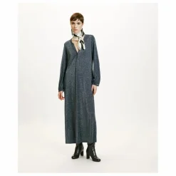 Momoni Robe Amede Métallisée ||Femme Robes, Combinaisons