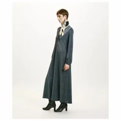 Momoni Robe Amede Métallisée ||Femme Robes, Combinaisons