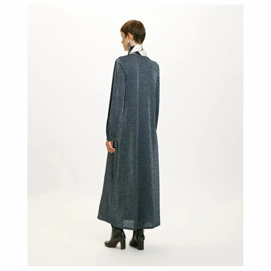 Momoni Robe Amede Métallisée ||Femme Robes, Combinaisons