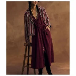 Outlet Xirena Robe Andrea Gaze de Coton | Rouge