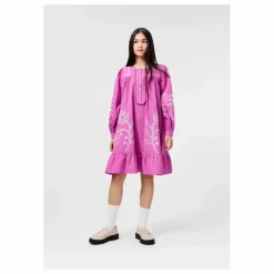 Best Molo Robe Boutonnée Crelo Fleurs Coton Bio | Violet