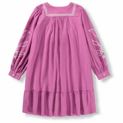 Best Molo Robe Boutonnée Crelo Fleurs Coton Bio | Violet
