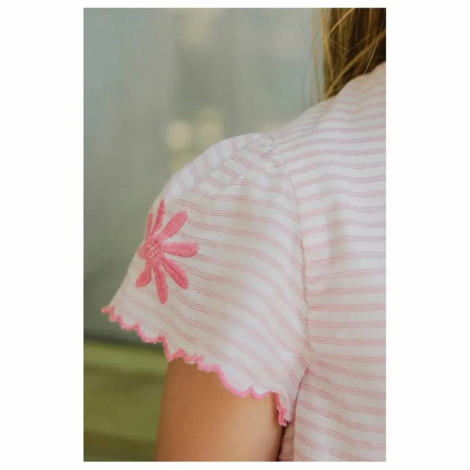 Tartine et Chocolat Robe Brodée Rayures || Robes