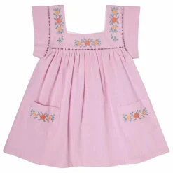 Tocoto Vintage Robe Broderie | Lilas|Enfant Robes, Combinaisons|Robes