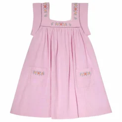 Tocoto Vintage Robe Broderie | Lilas|Enfant Robes, Combinaisons|Robes
