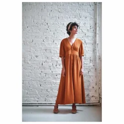 Femme Emile et Ida Robes, Combinaisons*Robe Bruna Gaze de Coton |
