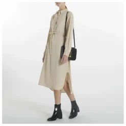 Pomandère Robe Chemise Etamine Laine | Ecru