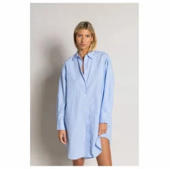 Smallable Woman Robe Chemise Lydie Rayée | Bleu Clair