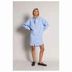 Smallable Woman Robe Chemise Lydie Rayée | Bleu Clair