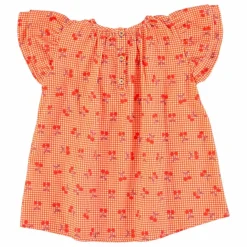 Hot Robe Cherry Vichy | Enfant Robes, Combinaisons|Robes, Combinaisons