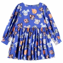 Molo Robe Cleo Coton Bio | Bleu