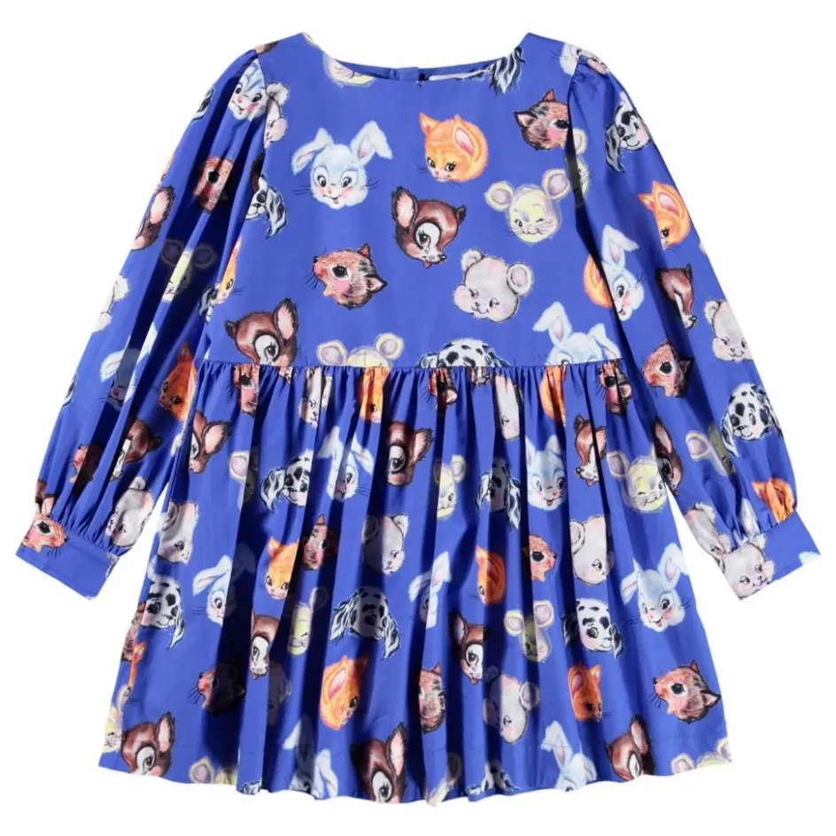 Molo Robe Cleo Coton Bio | Bleu