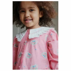 Konges Sløjd Robe Col Cœurs Coton Bio ||Enfant Robes, Combinaisons|Robes