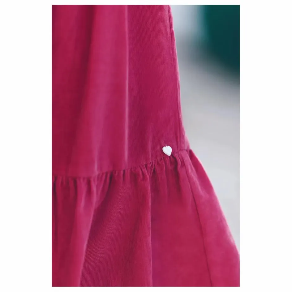 Outlet Tartine et Chocolat Robe Col Smocké | Magenta