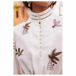 Sale Robe Courte Mina Brodée | Femme Robes, Combinaisons