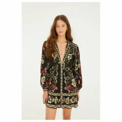 Hot Robe Courte Rococo Flowers | Femme Robes, Combinaisons