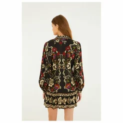 Hot Robe Courte Rococo Flowers | Femme Robes, Combinaisons
