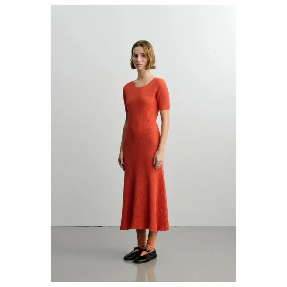 FUB Robe Côtelée Coton Bio - Collection Femme ||Femme Robes, Combinaisons
