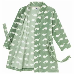 Petit Bateau Robe de Chambre Baleines ||Enfant Nuit, Sous-Vêtements