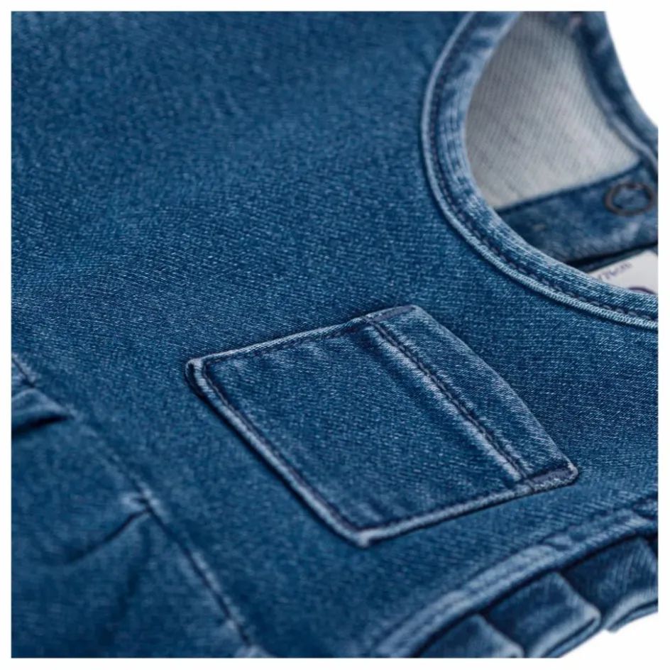Online Petit Bateau Robe Denim Bébé | Bleu jean