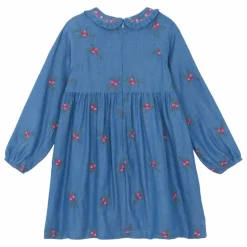 Discount Robe Denim Brodée | Enfant Robes, Combinaisons