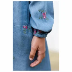Discount Robe Denim Brodée | Enfant Robes, Combinaisons