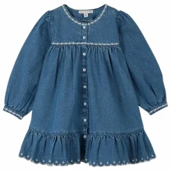 Enfant Emile et Ida Robes, Combinaisons*Robe Denim Brodée |