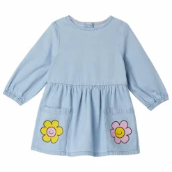 Stella McCartney Kids Robes*Robe Denim Fleurs |