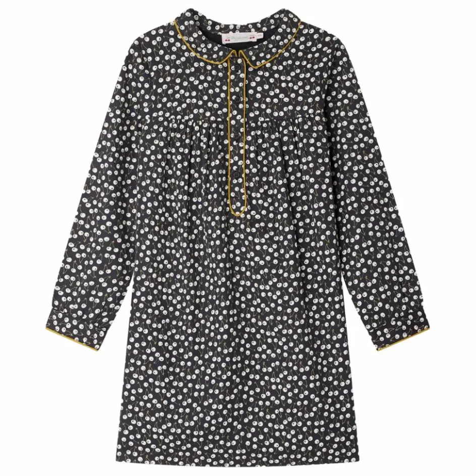 Sale Bonpoint Robe Dorothée Twill | Bleu nuit