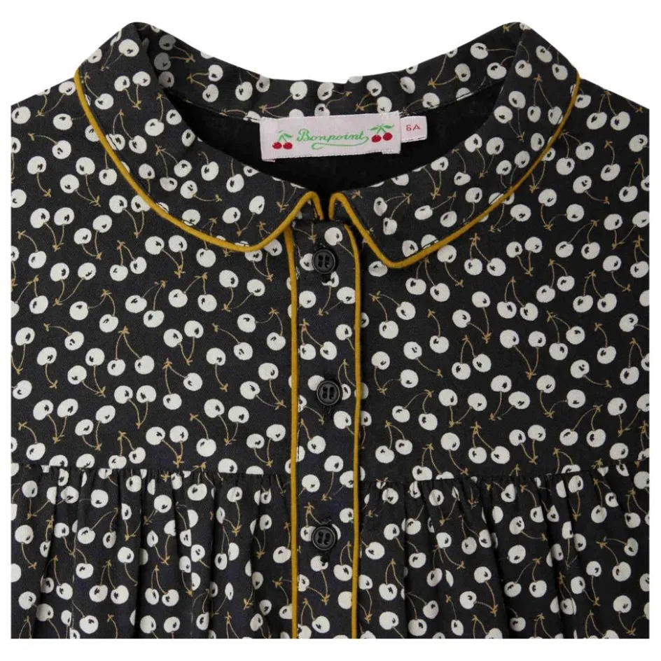 Sale Bonpoint Robe Dorothée Twill | Bleu nuit