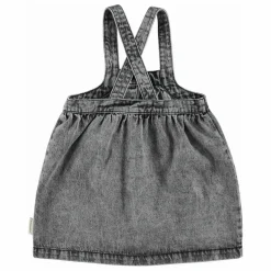 Best Piupiuchick Robe en Jean Délavée | Noir
