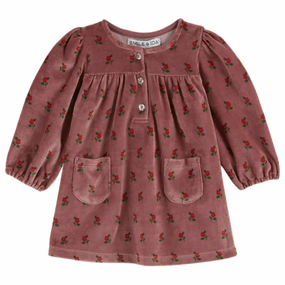 Robe Fleurie Velours | Robes