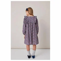 Outlet Tocoto Vintage Robe Fleurs | Bleu marine