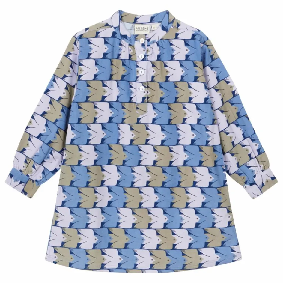 Best Arsène et Les Pipelettes Robe Gladys Coton Bio | Lilas tLilas