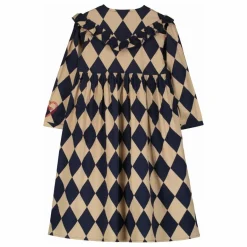 Maison Mangostan Robe Harlequin Coton Bio ||Enfant Robes, Combinaisons