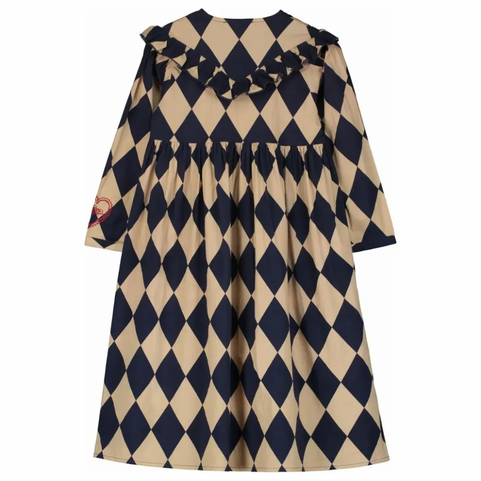 Maison Mangostan Robe Harlequin Coton Bio ||Enfant Robes, Combinaisons