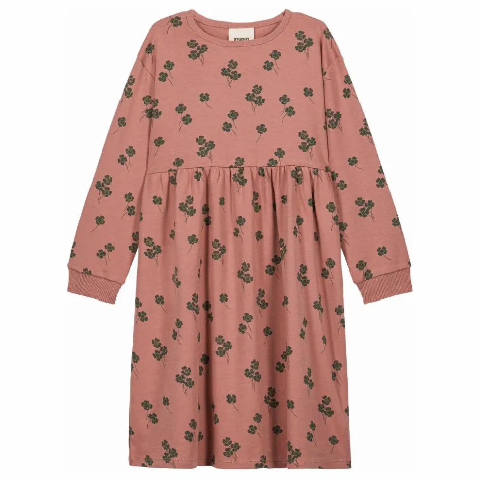 Hot Studio Bohème Robe Hoy Trèfles Coton Bio | Rose
