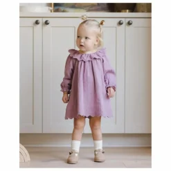 Enfant Quincy Mae Robes, Combinaisons|Robes*Robe Isla Gaze de Coton Bio |