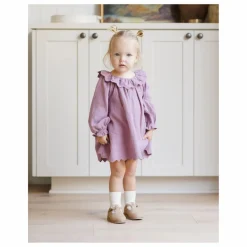 Enfant Quincy Mae Robes, Combinaisons|Robes*Robe Isla Gaze de Coton Bio |