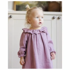 Enfant Quincy Mae Robes, Combinaisons|Robes*Robe Isla Gaze de Coton Bio |
