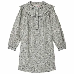 Hot Bonpoint Robe Jacinta Coton Bio | Bleu gris