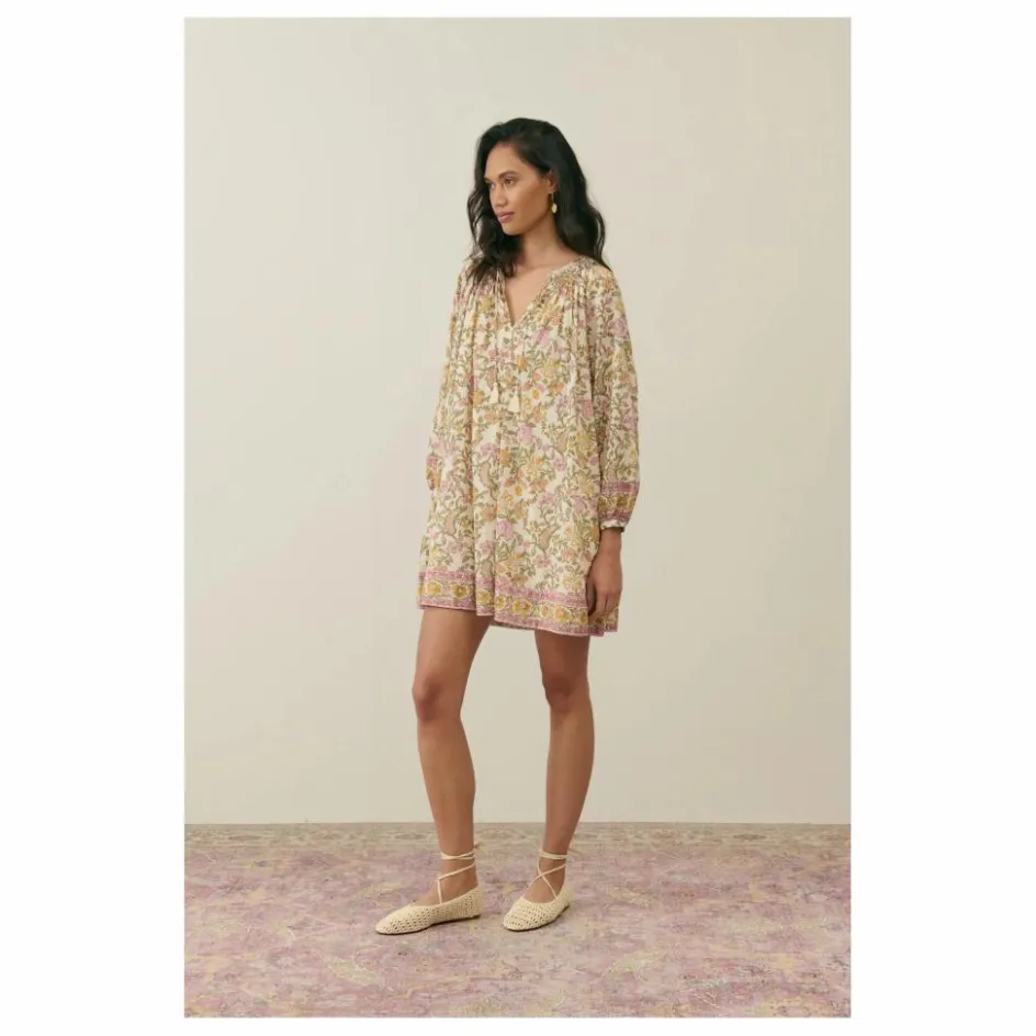 Online Louise Misha Robe Janice Mimosa Coton Bio - Collection Femme | Crème
