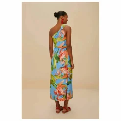 Farm Rio Robe Lily Bloom Lin ||Femme Robes, Combinaisons