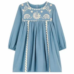 Louise Misha Robe Linoa Brodée ||Enfant Robes, Combinaisons