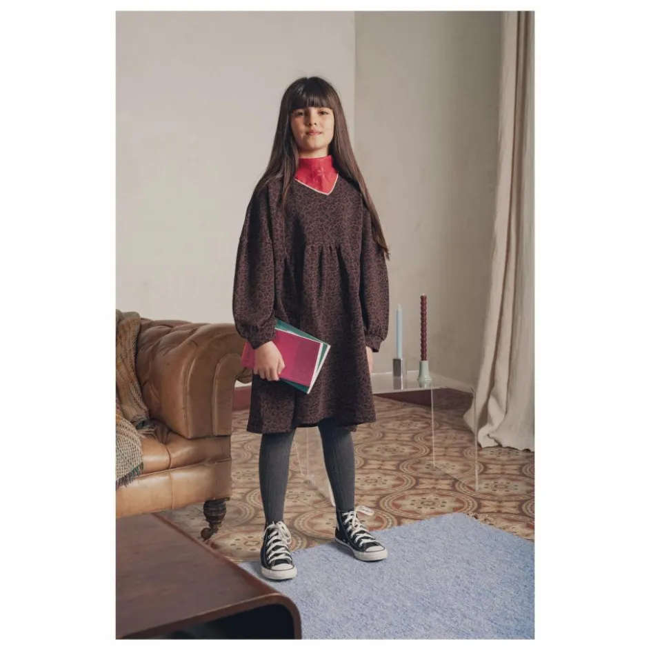 Discount Marlot Paris Robe Léopoldine Léopard | Marron