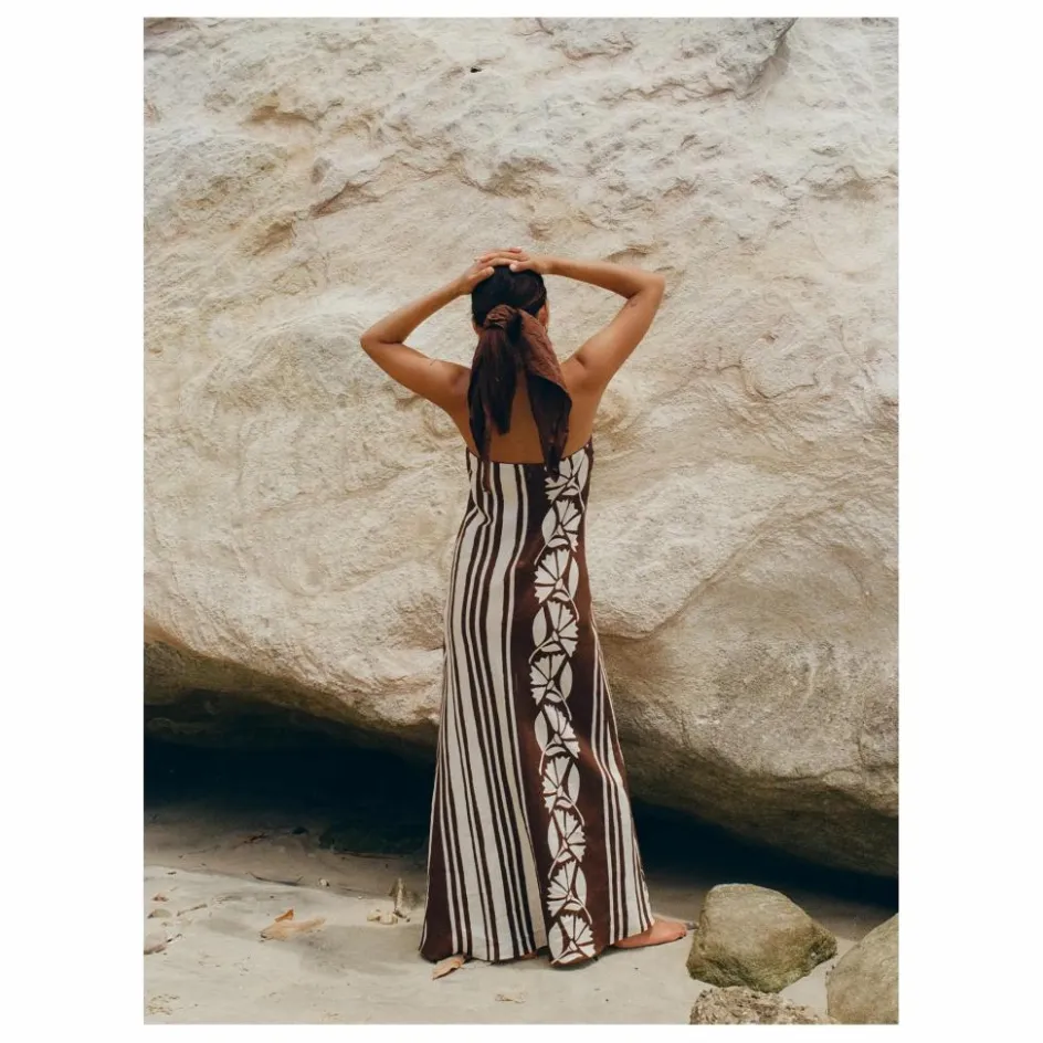 Soleil Soleil Robe Maeve Clove Coconut Lin ||Femme Robes, Combinaisons