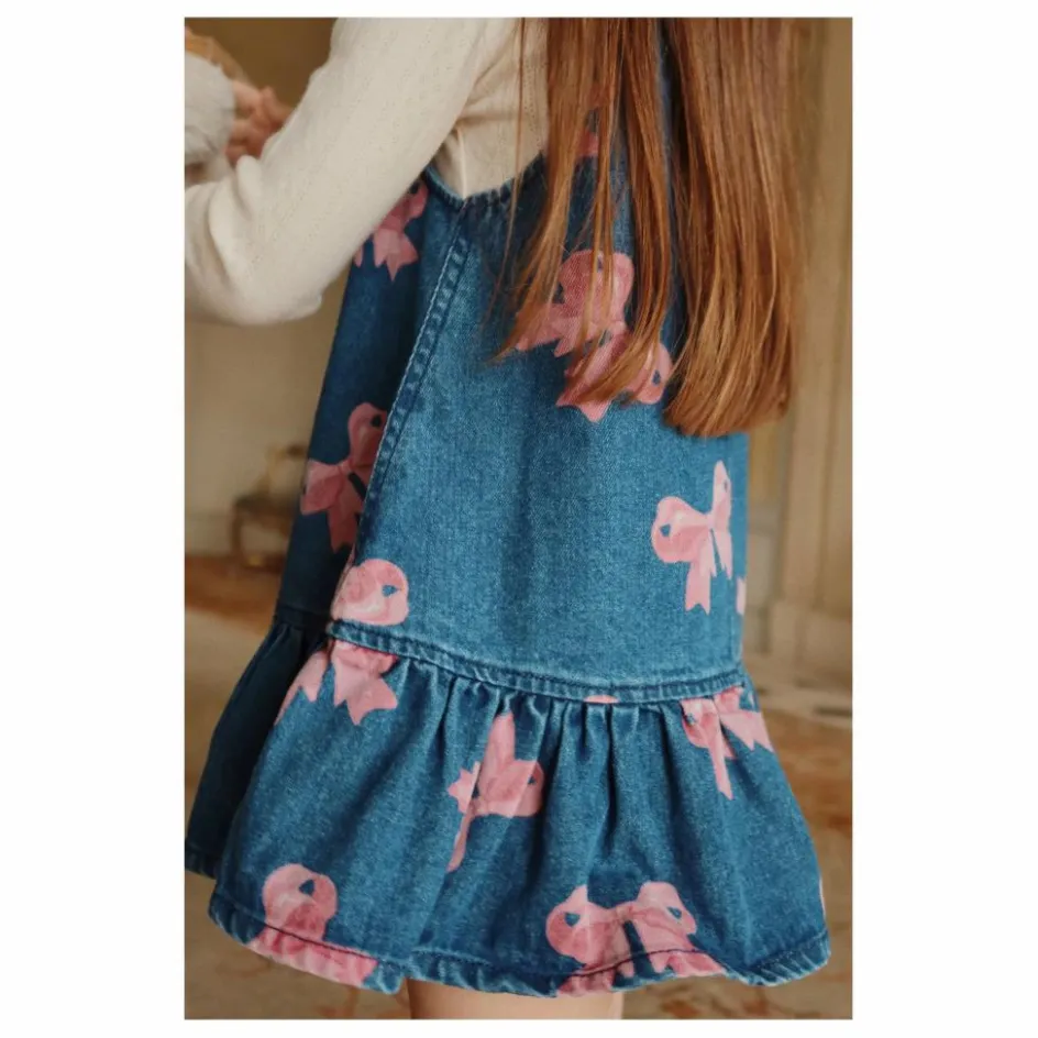 Konges Sløjd Robe Magot Nœud Coton Bio ||Enfant Robes, Combinaisons|Robes