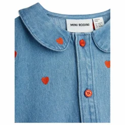 Mini Rodini Robe Mini Cœurs Coton Bio ||Enfant Robes, Combinaisons|Robes