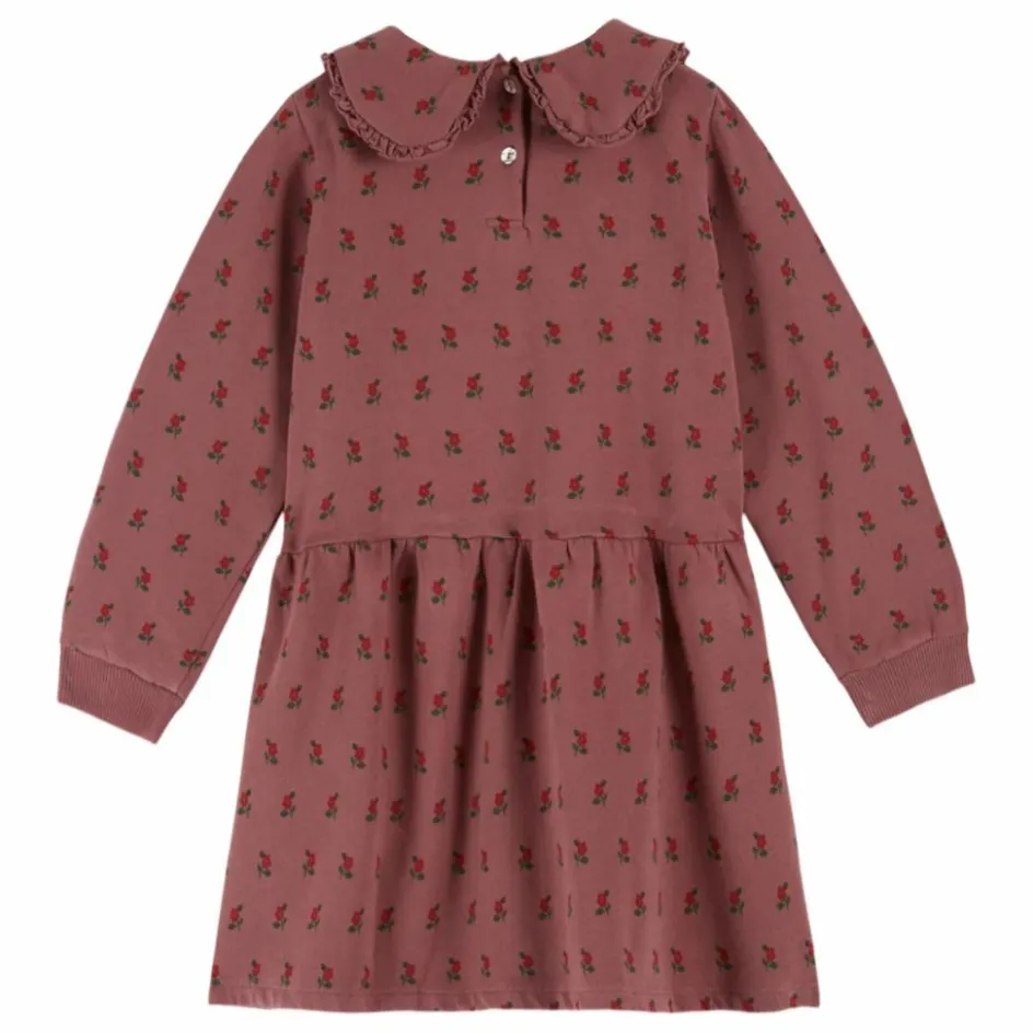 Enfant Emile et Ida Robes, Combinaisons*Robe Molleton Fleurie Coton Bio |